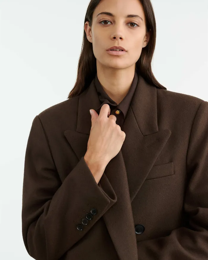 Coats and Outerwear Women EDMONT COAT Cocoa Nili Lotan