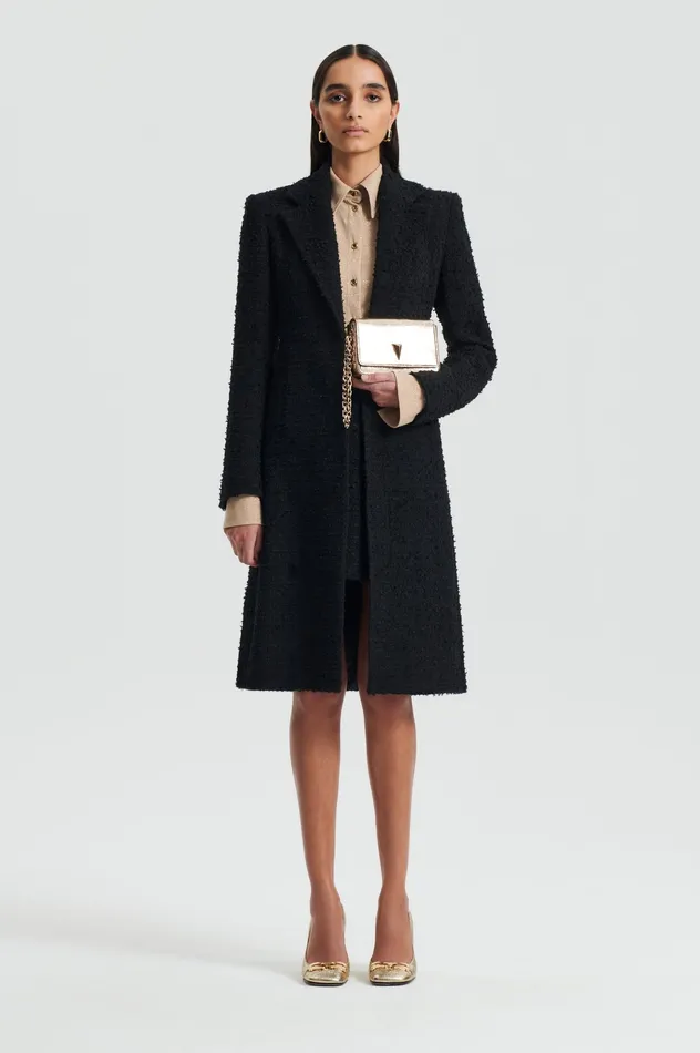 Coats BOUCLE COAT BLACK 8211 Scanlan Theodore Women