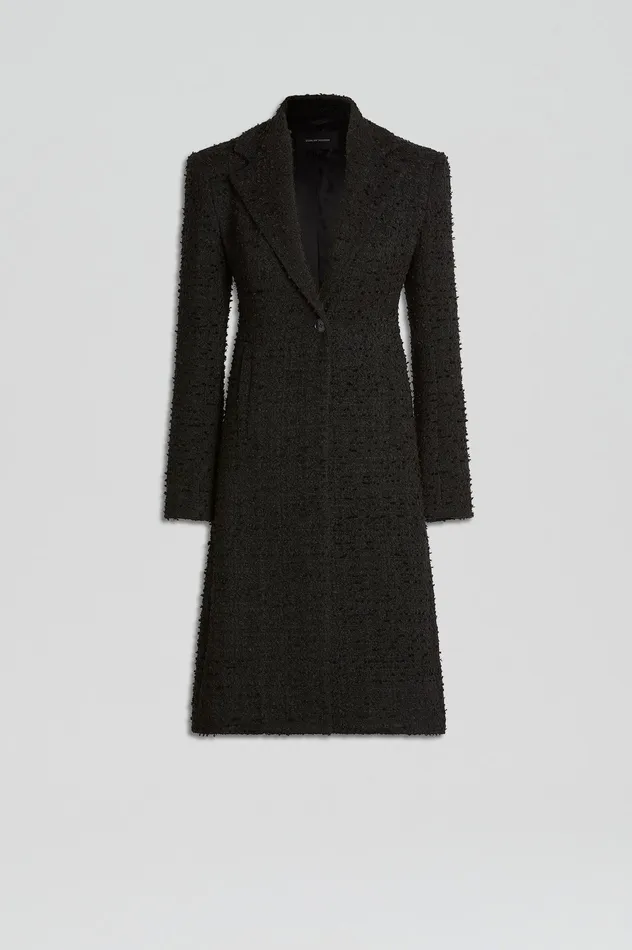Coats BOUCLE COAT BLACK 8211 Scanlan Theodore Women Coats BOUCLE COAT BLACK 8211 Scanlan Theodore Women