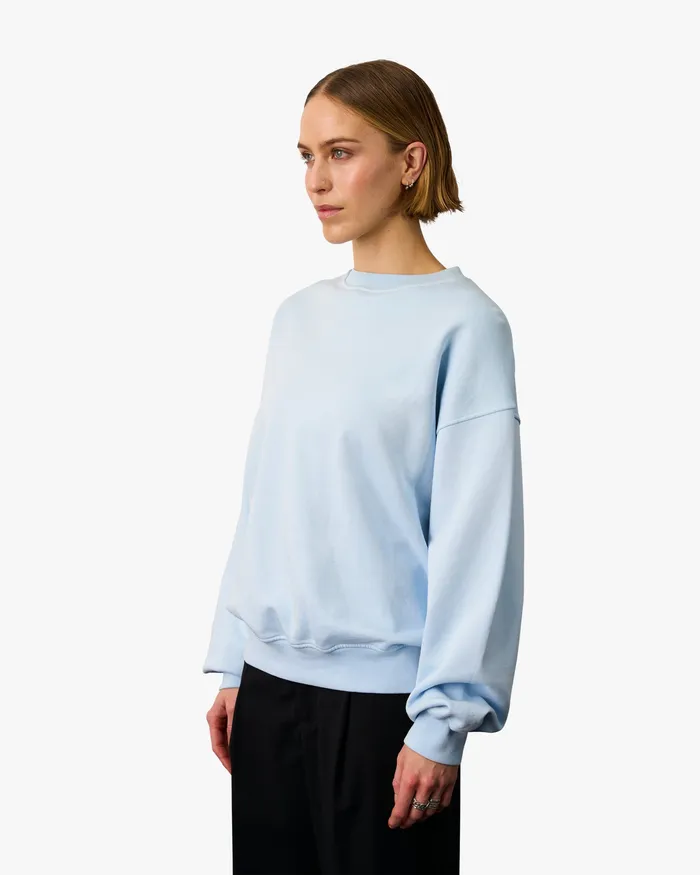 Colorfulstandard Crewneck Sweatshirts Women Organic Oversized Crew 8211 Oxblood Red