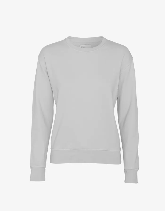 Colorfulstandard Crewneck Sweatshirts Women Women Classic Organic Crew 8211 Limestone Grey
