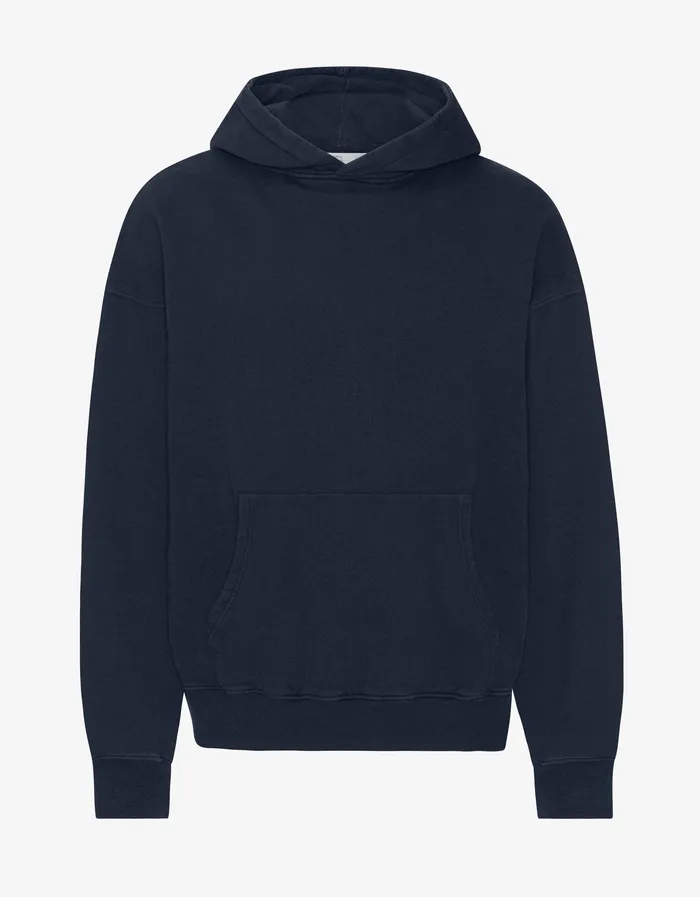 Colorfulstandard Hoodies Women Organic Oversized Hood 8211 Navy Blue