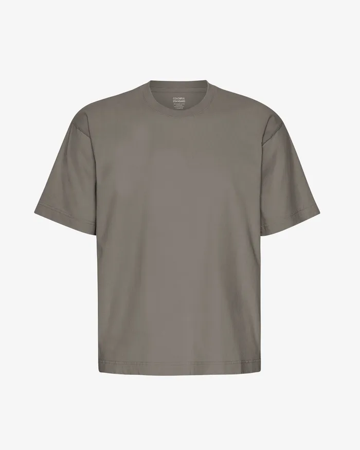 Colorfulstandard Oversized Organic TShirt 8211 Misty Brown Men TShirts