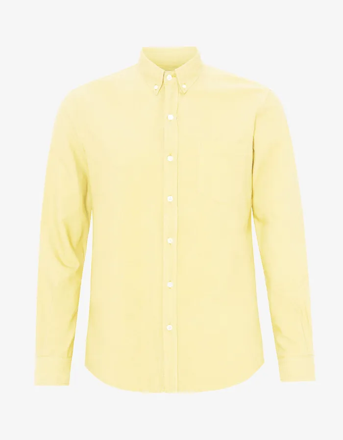 Colorfulstandard Shirts Men Organic Button Down Shirt 8211 Soft Yellow