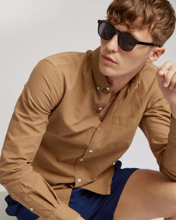 Colorfulstandard Shirts Men Organic Button Down Shirt 8211 Soft Yellow