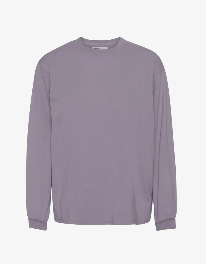 Colorfulstandard TShirts Men Oversized Organic LS TShirt 8211 Purple Haze