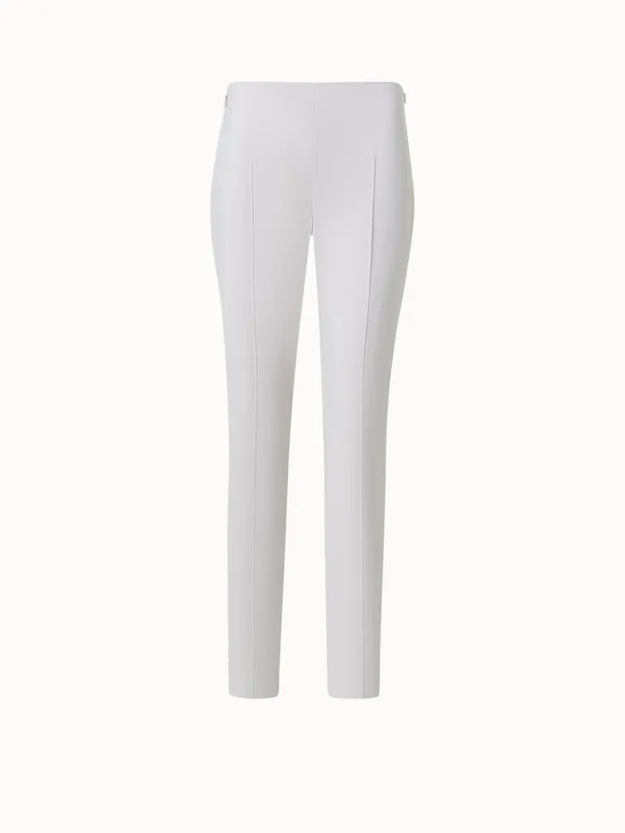Cotton Stretch Slim Pants Greige Women Akris Pants