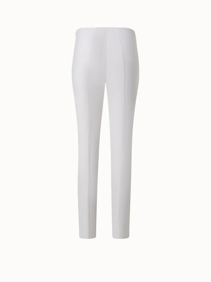 Cotton Stretch Slim Pants Greige Women Akris Pants