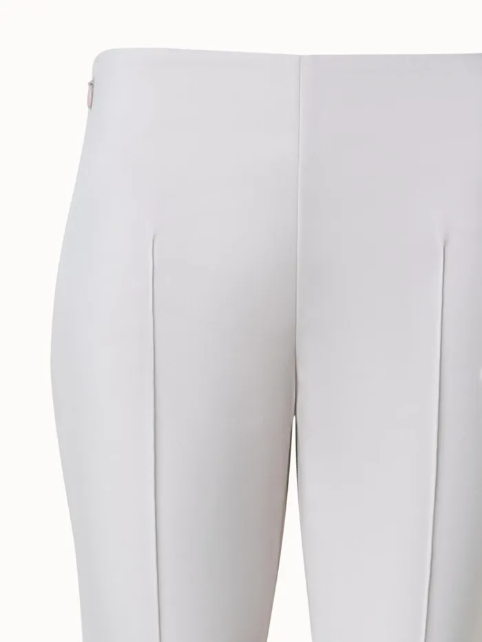 Cotton Stretch Slim Pants Greige Women Akris Pants