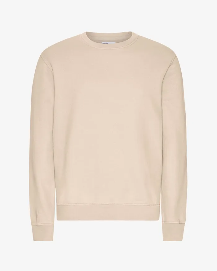 Crewneck Sweatshirts Classic Organic Crew 8211 Ivory White Colorfulstandard Men
