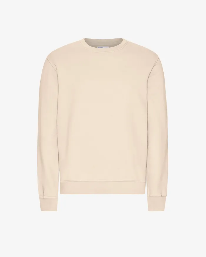 Crewneck Sweatshirts Classic Organic Crew 8211 Ivory White Colorfulstandard Men