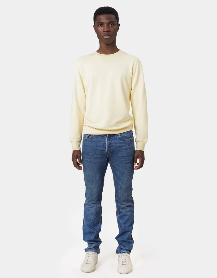 Crewneck Sweatshirts Colorfulstandard Men Classic Organic Crew 8211 Teal Blue