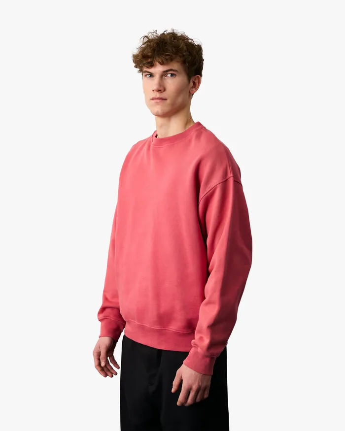 Crewneck Sweatshirts Colorfulstandard Men Organic Oversized Crew 8211 Snow Melange