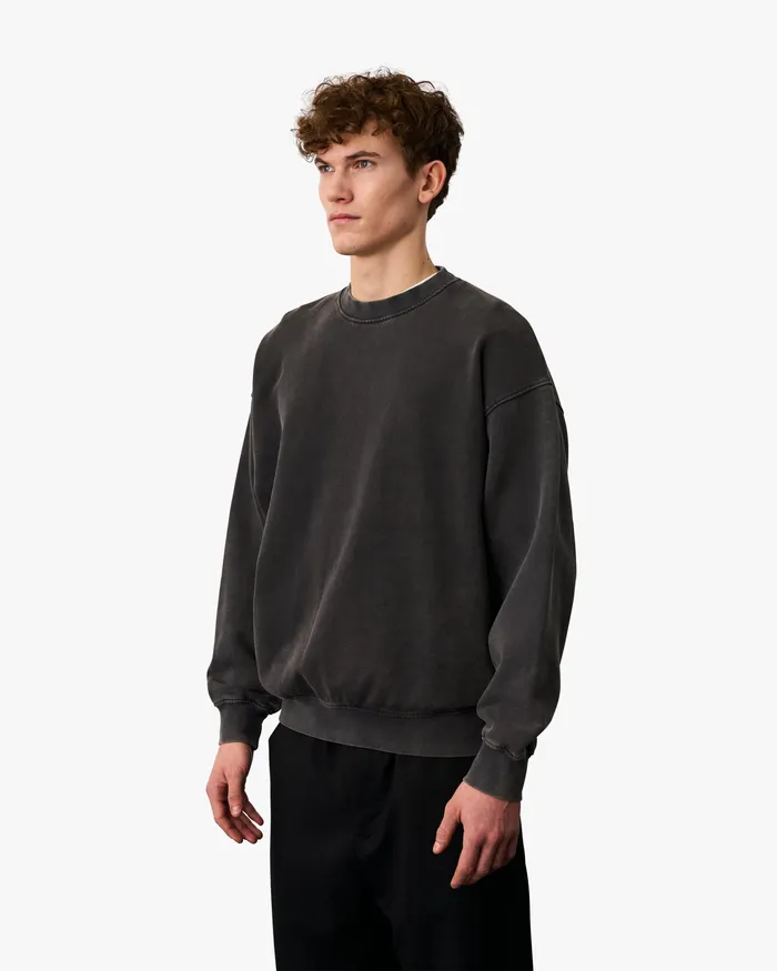 Crewneck Sweatshirts Organic Oversized Crew 8211 Ginger Brown 8211 Colorfulstandard Men