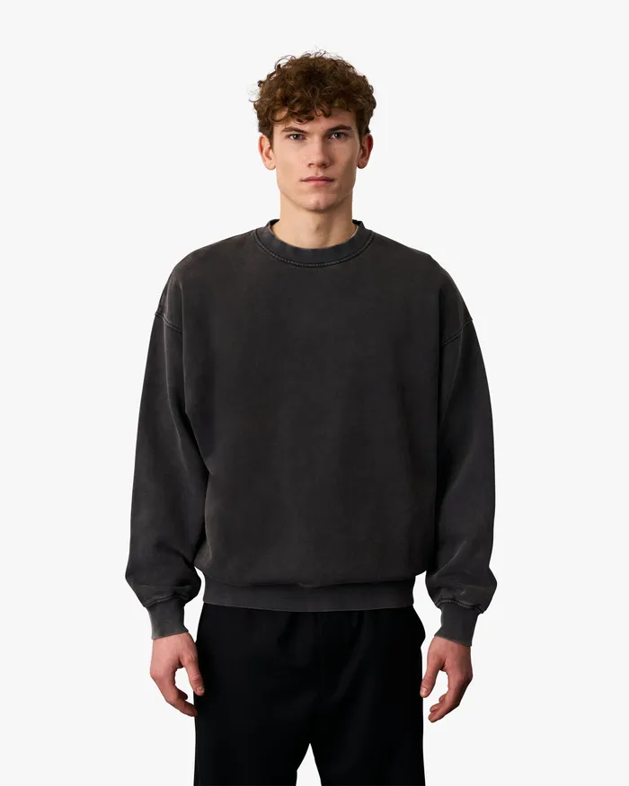 Crewneck Sweatshirts Organic Oversized Crew 8211 Ginger Brown 8211 Colorfulstandard Men