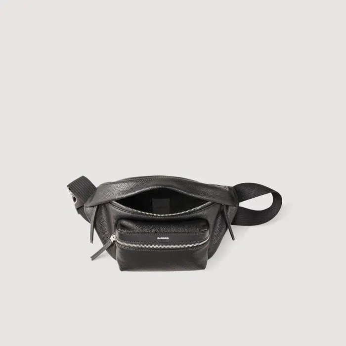 Crossbody Bags Men SANDRO Belt Bag Black