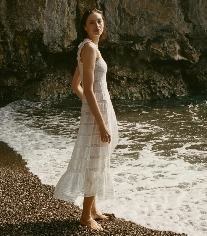 DEN Angeletta Dress Salt Women Dresses