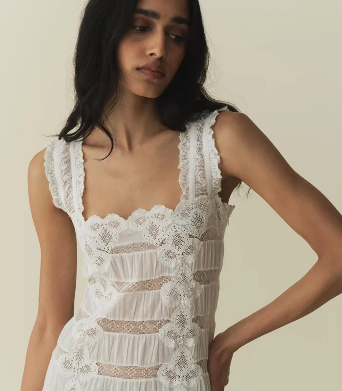 DEN Angeletta Dress Salt Women Dresses