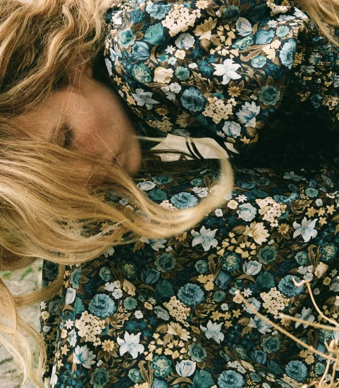 DEN Bijou Dress Bleu Arbor Floral Women Dresses