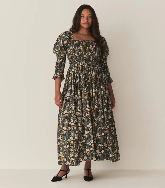 DEN Bijou Dress Bleu Arbor Floral Women Dresses