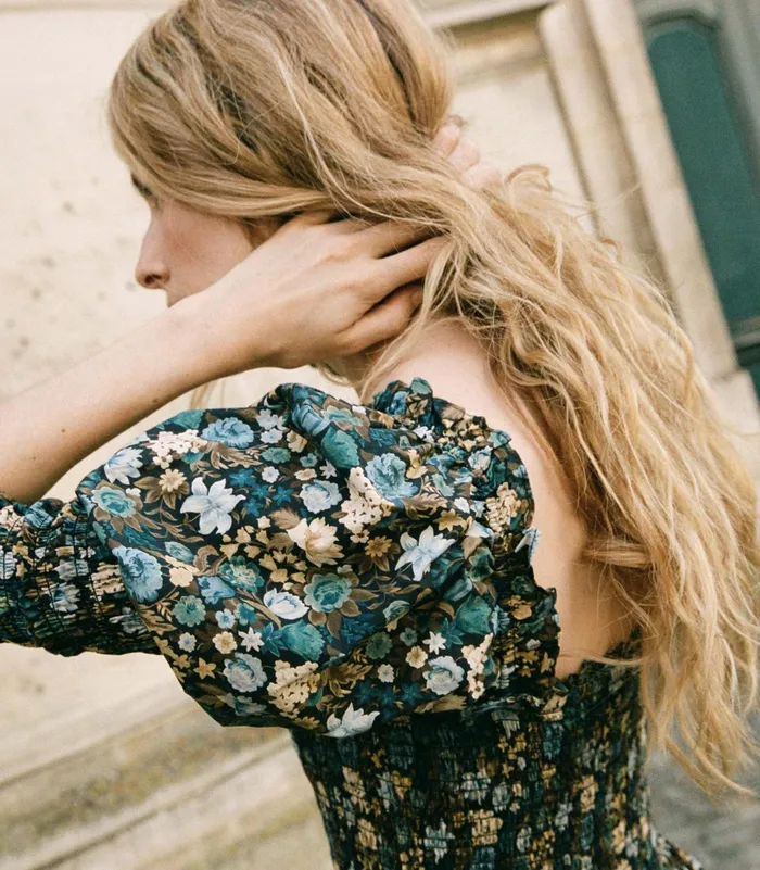 DEN Bijou Dress Bleu Arbor Floral Women Dresses