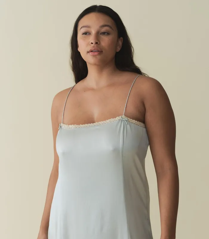 DEN Celano Dress Dusty Blue Women Dresses