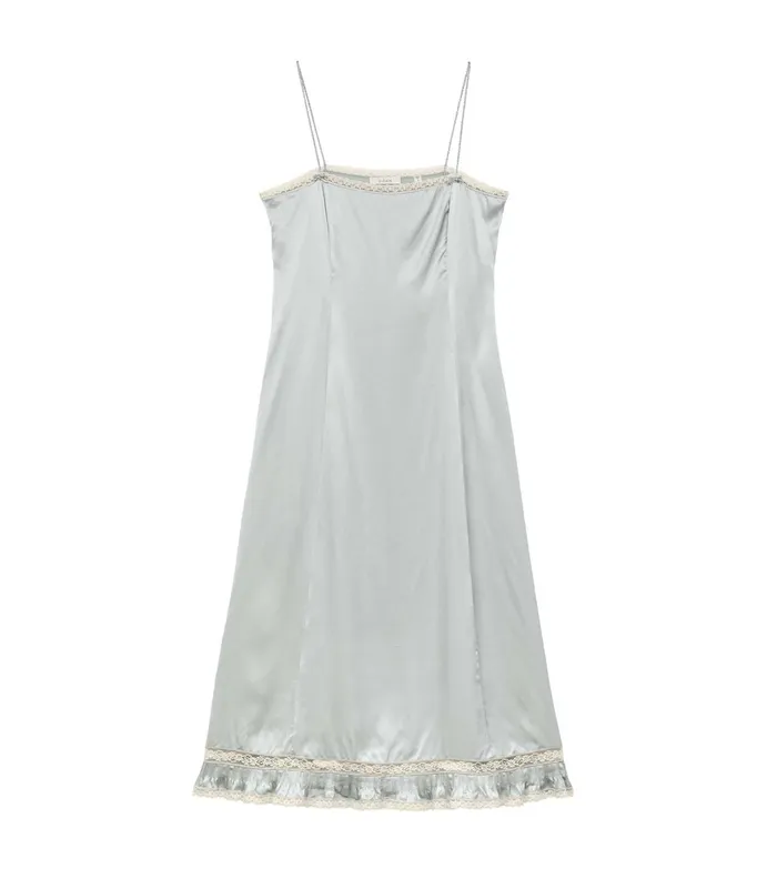 DEN Celano Dress Dusty Blue Women Dresses