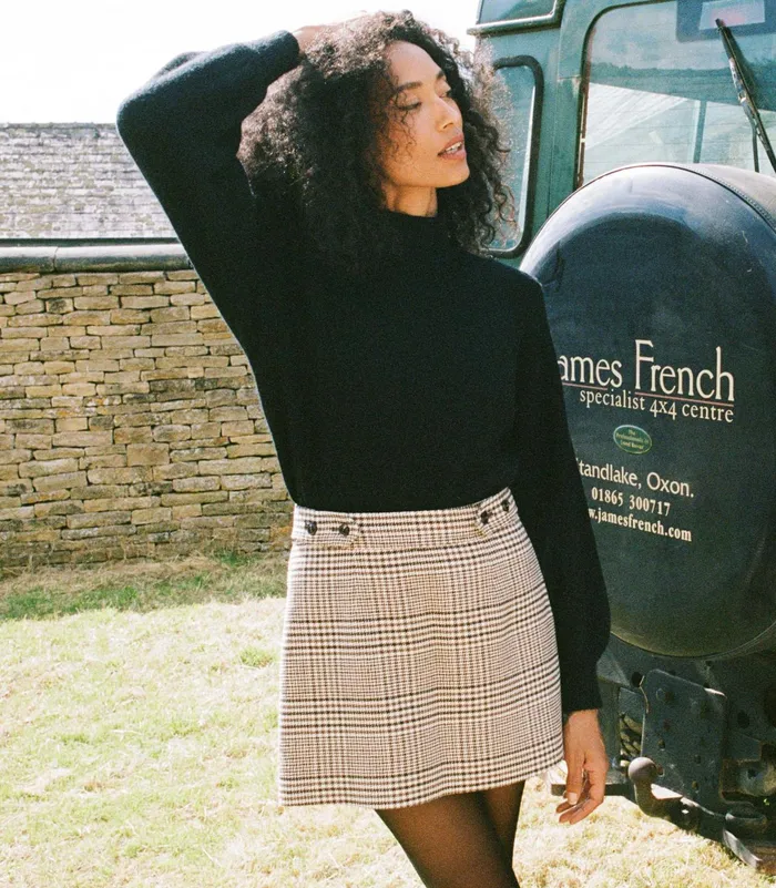 DEN Chieri Skirt Sommerville Check Women Skirts DEN Chieri Skirt Sommerville Check Women Skirts