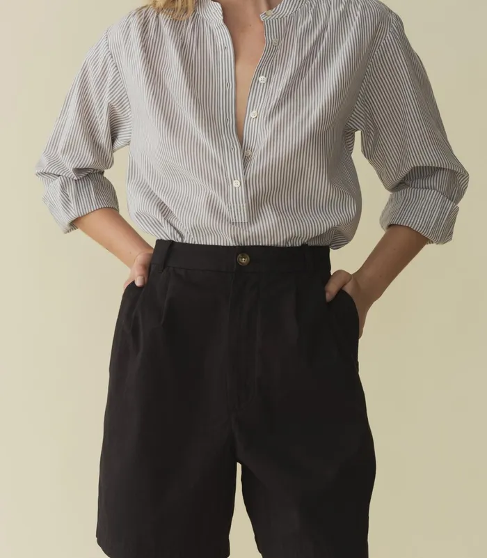 DEN Danette Short Black Women Pants and Shorts DEN Danette Short Black Women Pants and Shorts