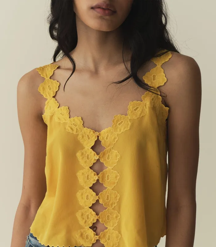DEN Flores Top Goldenrod Women Tops