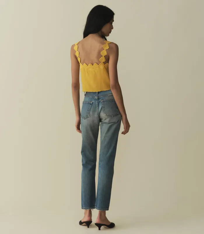 DEN Flores Top Goldenrod Women Tops DEN Flores Top Goldenrod Women Tops