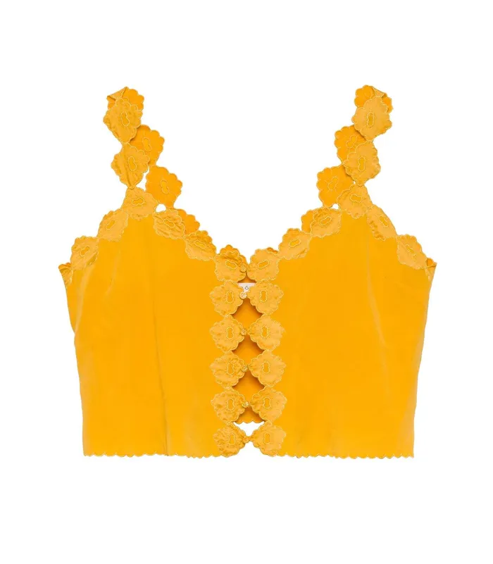 DEN Flores Top Goldenrod Women Tops DEN Flores Top Goldenrod Women Tops