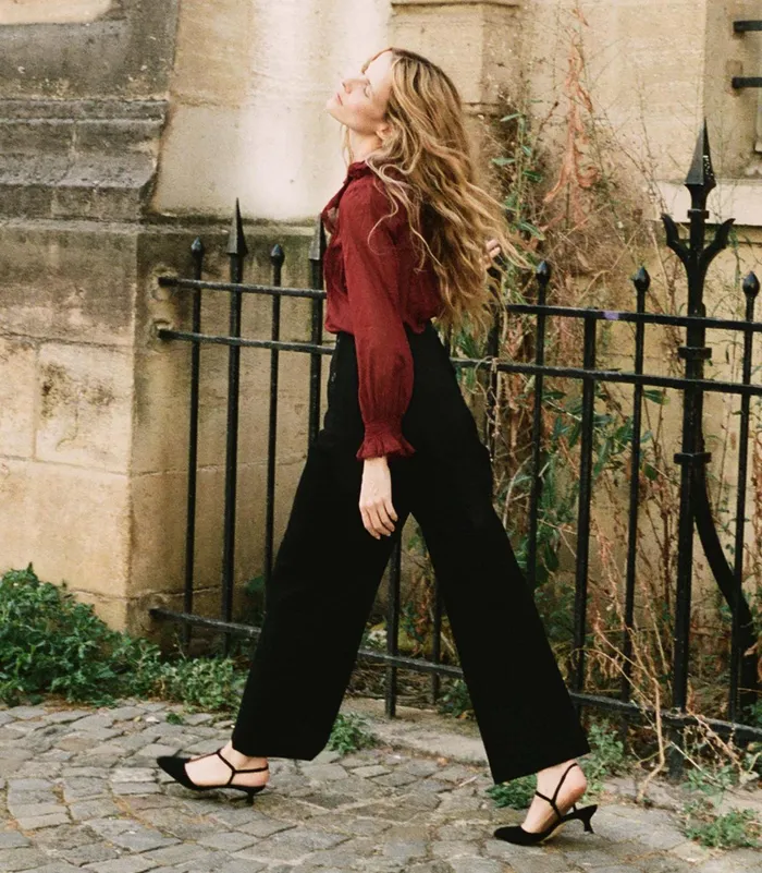 DEN Glenne Pant Black Women Pants and Shorts