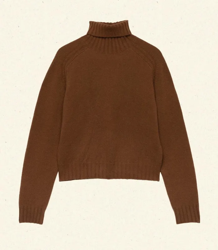 DEN Hayworth Cashmere Turtleneck Cordovan Women Knitwear DEN Hayworth Cashmere Turtleneck Cordovan Women Knitwear
