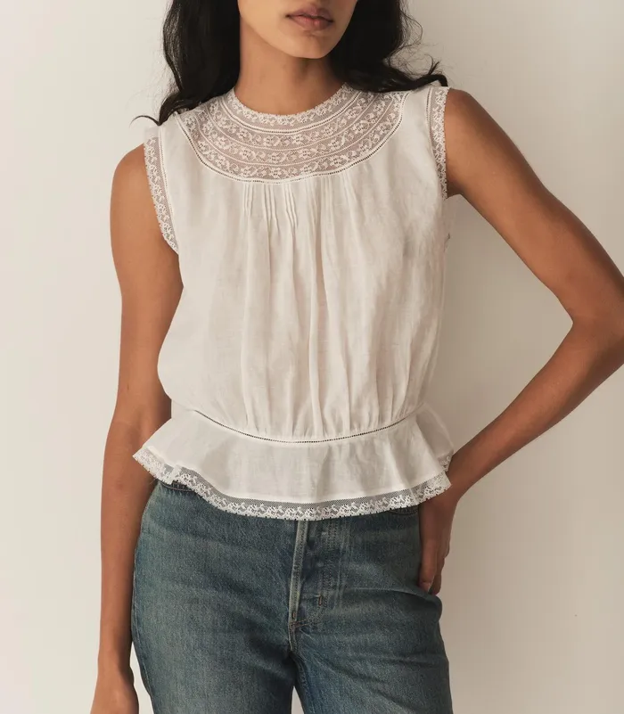 DEN Lilibet Top Salt Women Tops