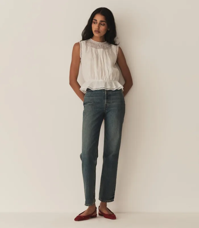 DEN Lilibet Top Salt Women Tops DEN Lilibet Top Salt Women Tops
