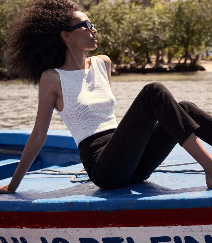 DEN Nerida Top Ivory Women Tops