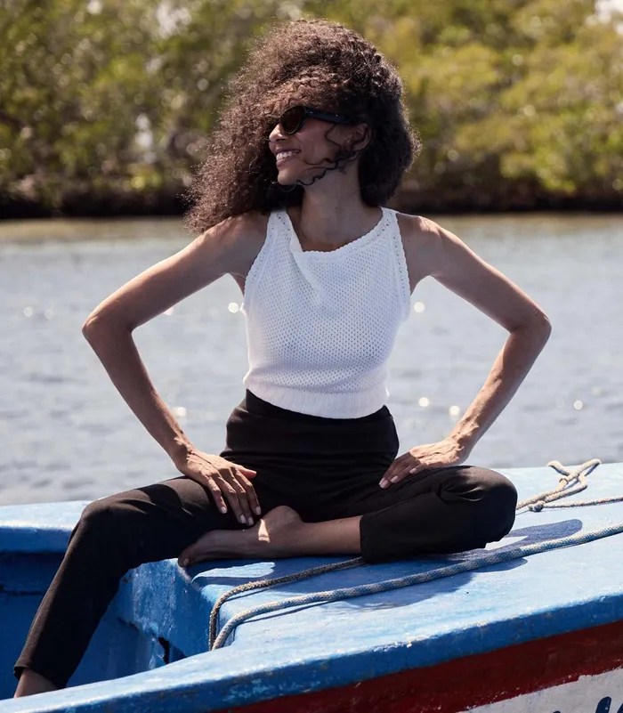 DEN Nerida Top Ivory Women Tops