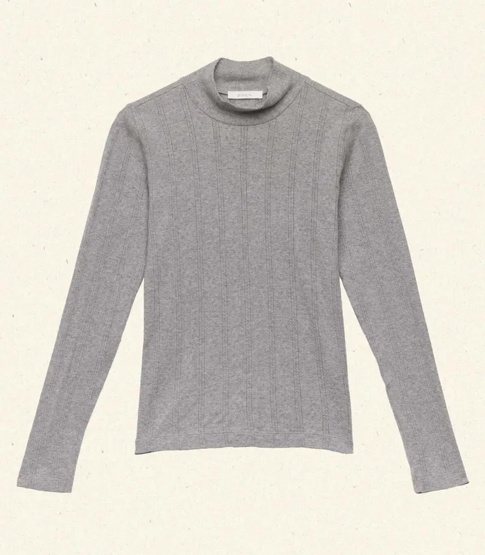 DEN Nessa Tee Heather Grey Women Tees DEN Nessa Tee Heather Grey Women Tees
