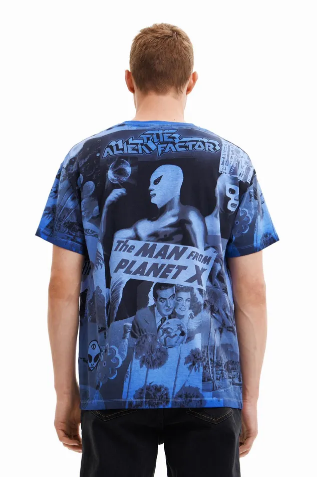 Desigual Alien Collage Tshirt Mens Tshirt and Polos