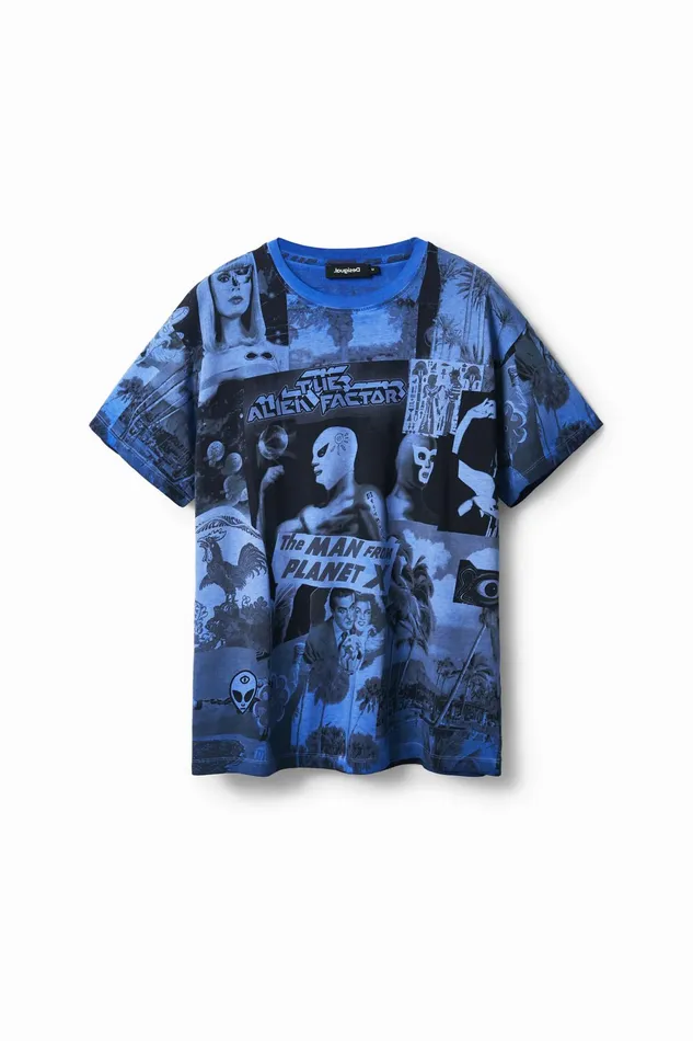 Desigual Alien Collage Tshirt Mens Tshirt and Polos
