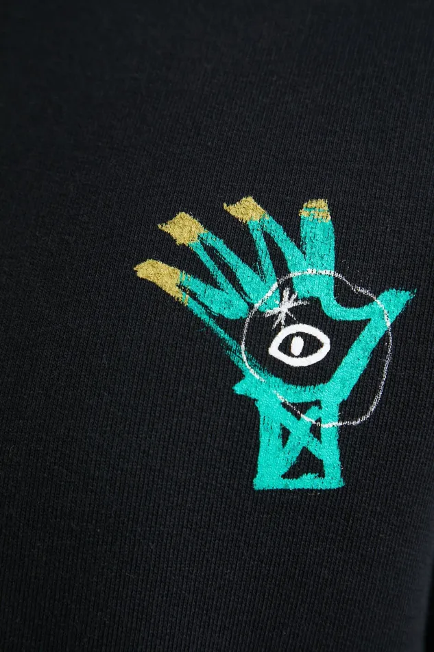 Desigual Arty Back Print Sweatshirt Mens Sweaters and Sweatshirts