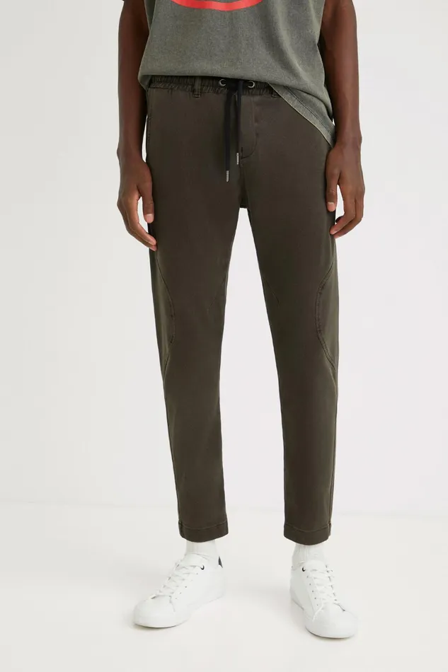 Desigual Chocolate Joggers Mens Jeans and Pants