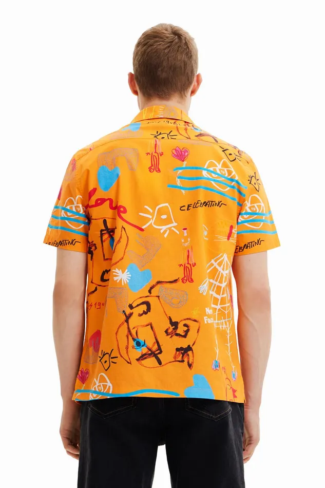 Desigual Collage Resort Shirt Mens Shirts