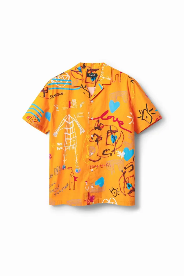 Desigual Collage Resort Shirt Mens Shirts