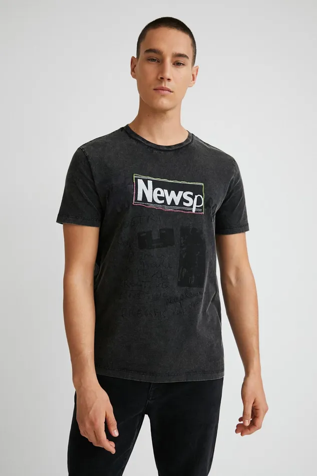 Desigual Collage Tshirt Mens Tshirt and Polos