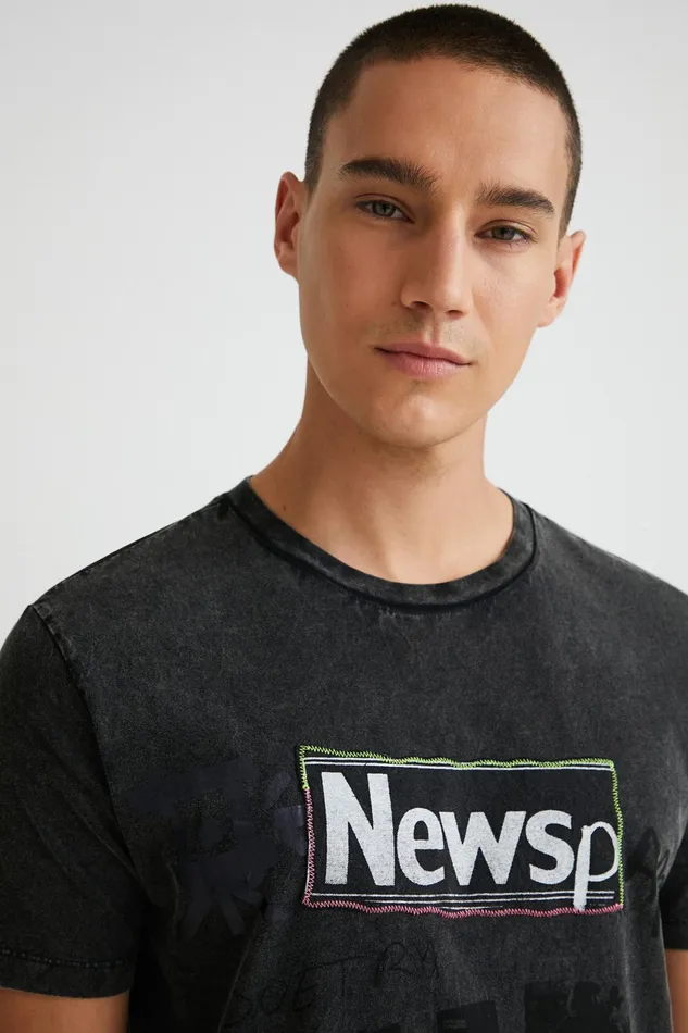 Desigual Collage Tshirt Mens Tshirt and Polos
