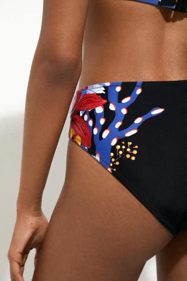 Desigual Coral Bikini Bottoms Women Swimwear