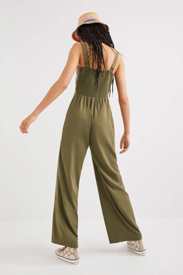 Desigual Ethnic Tencel Jumpsuit Women Pants and Leggings