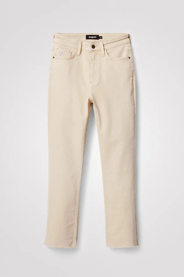 Desigual Flared Cropped Jeans Women Jeans